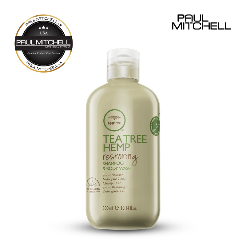 폴미첼 티트리 리스토링 헴프 샴푸 앤 바디워시 300ml